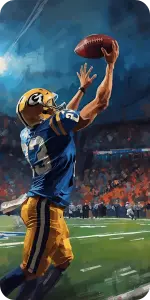 American football NFL weddenschappen met point spreads en over under totalen
