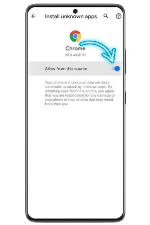LegionBet apk installeren onbekende bronnen toestaan Chrome