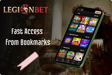 Fast Access from Bookmarks to Legion Bet