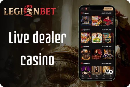 Live dealer casino LegionBet 